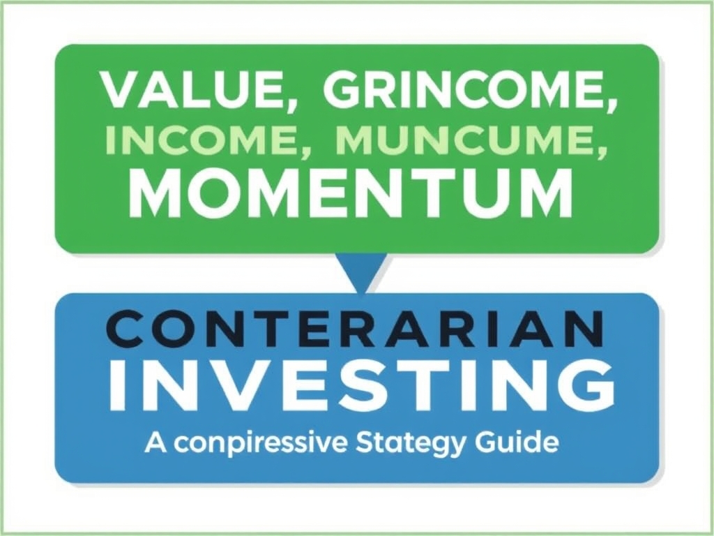 Value, Growth, Income, Momentum, Contrarian Investing: A Comprehensive Strategy Guide