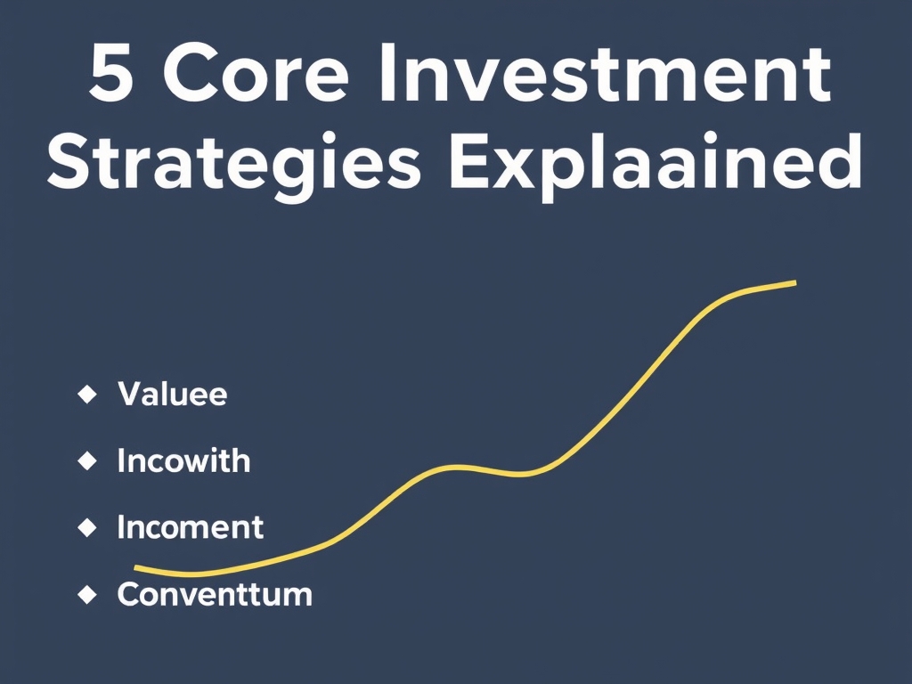 5 Core Investment Strategies Explained: A Guide to Value, Growth, Income, Momentum, and Contrarian Investing