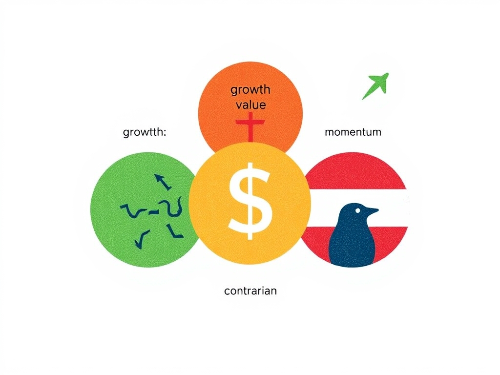 5 Essential Investment Strategies: Comparing Value, Growth, Income, Momentum, and Contrarian Approaches