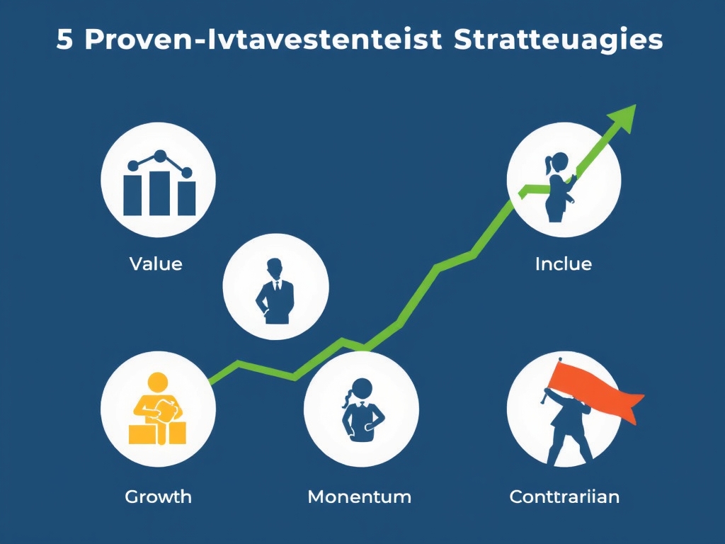 5 Proven Investment Strategies: Value, Growth, Income, Momentum, and Contrarian Explained